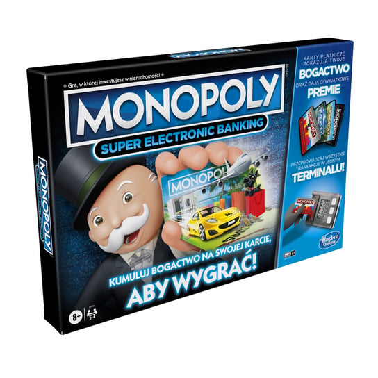 Monopoly, gra planszowa, Super Electronic Banking, E8978 Monopoly