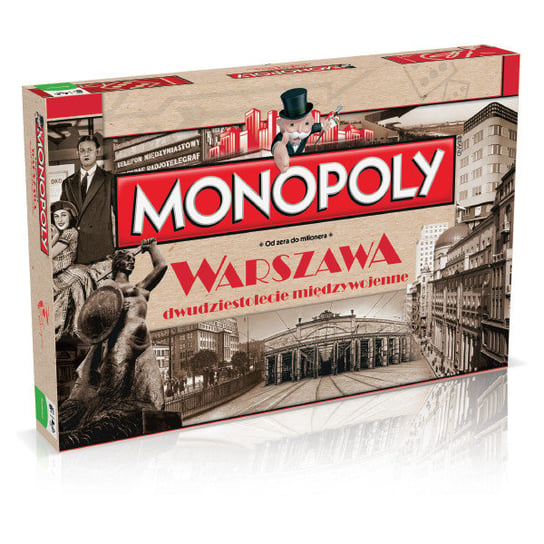 Monopoly, gra strategiczna Monopoly Warszawa dwudziestolecie międzywojenne Monopoly