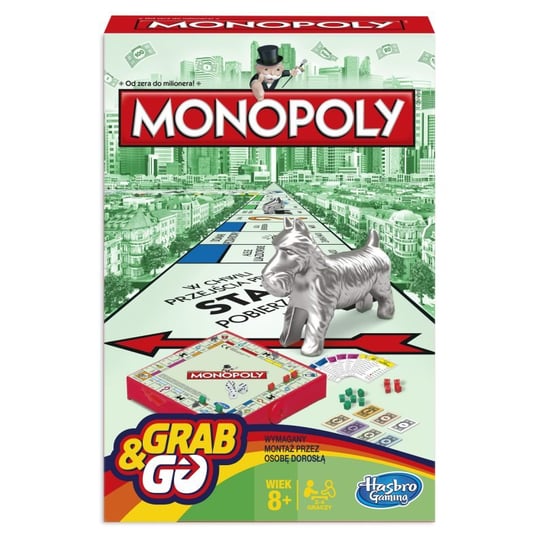 Monopoly Grab And Go, gra planszowa Monopoly