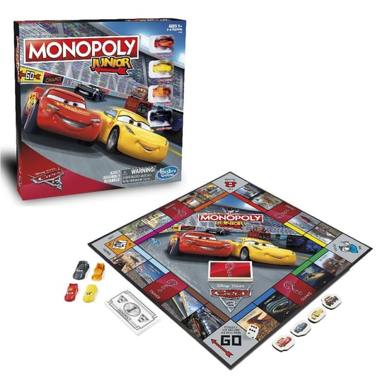Monopoly Junior: Auta 3, C1344 Monopoly