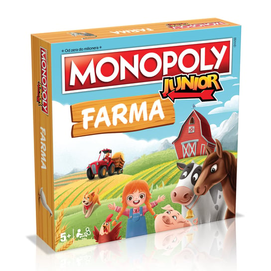 Monopoly Junior Farma, gra planszowa Monopoly