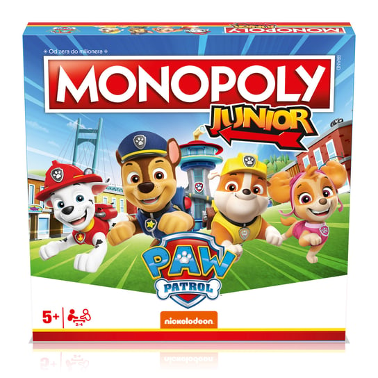 Monopoly Junior, gra planszowa, Psi Patrol Monopoly
