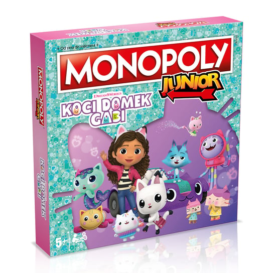 Monopoly Junior, gra rodzinna, Koci Domek Gabi Monopoly
