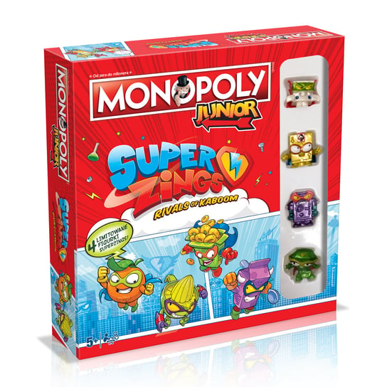 Monopoly Junior Super Zings, gra dziecięca Monopoly