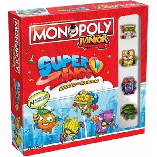 Monopoly Junior Superzings Oficial Winning Moves