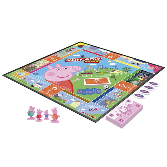 Monopoly Junior Świnka Peppa, gra planszowa Monopoly