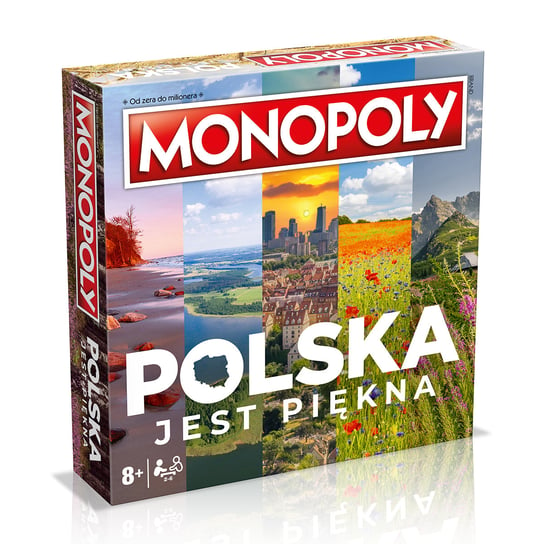 Monopoly Polska jest piękna gra planszowa Hasbro WM03516 Monopoly