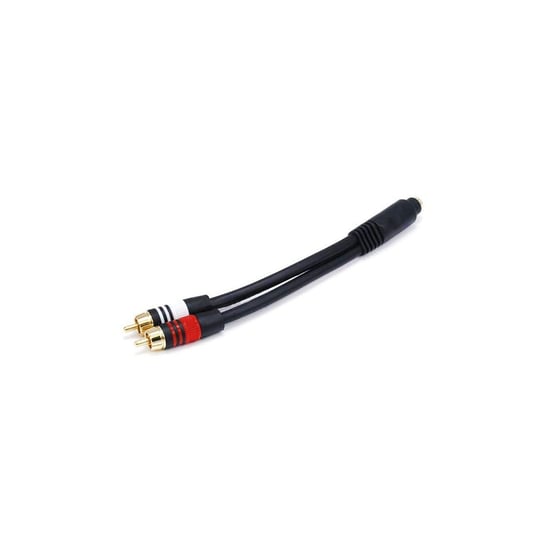 Monoprice Premium kabel/adapter jack 3,5mm (żeński) na 2xRCA (męskie) - 15 cm (105612) Monoprice