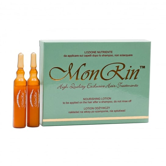 MonRin, Odżywczy lotion do włosów zniszczonych, ampułki 6x 10ml MonRin