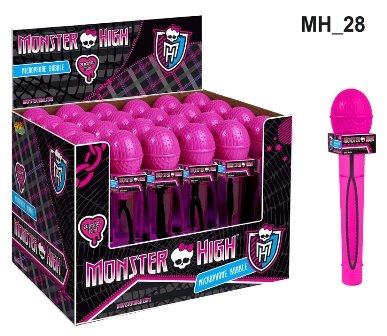 Monster High, bańki mydlane Mikrofon, 70 ml Monster High