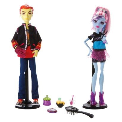 Monster High, Classroom, lalka Heath i Abbey + akcesoria, BBC82 Mattel