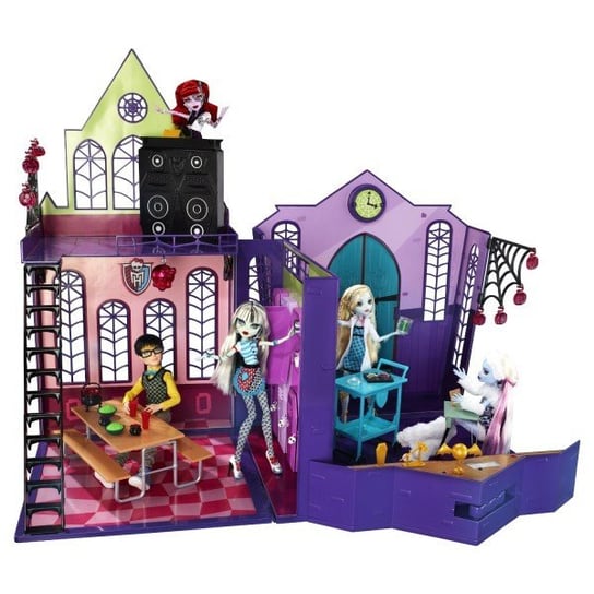 Monster High, domek dla lalek Upiorna Szkoła, X3711 Mattel