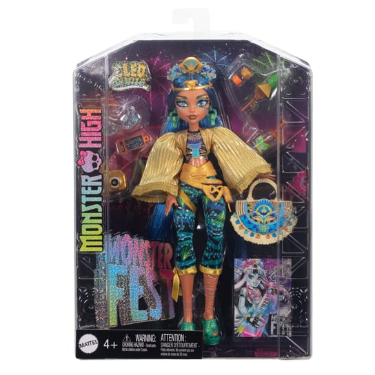 Monster High,  Fest Cleo HXH81, lalka dla dzieci Monster High