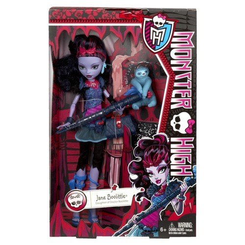 Monster High, lalka Jane Boolittle Mattel