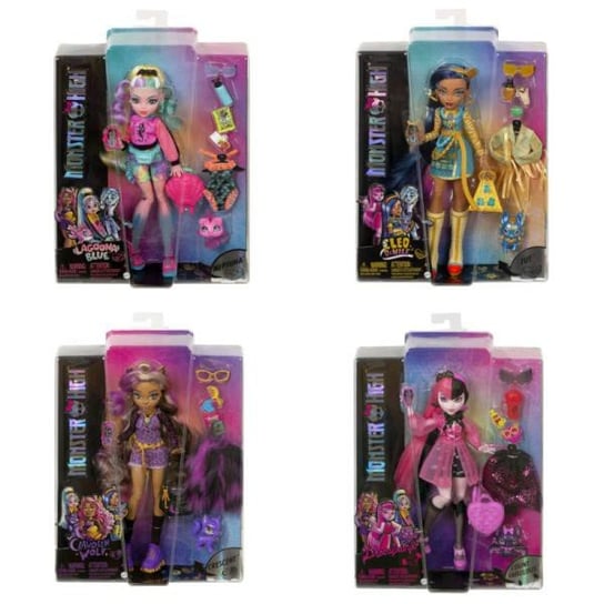 Monster High Lalka podstawowa HPD53, mix Mattel