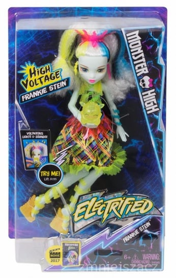 Monster High, lalka Zelektryzowana Frankie Mattel