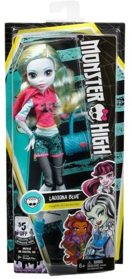 Monster High, Modne straszyciółki, lalka Lagoona Blue, DVH25 Mattel