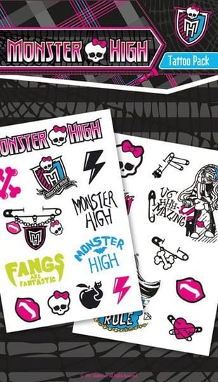 Monster High symbole - tatuaż 10x17 cm Monster High