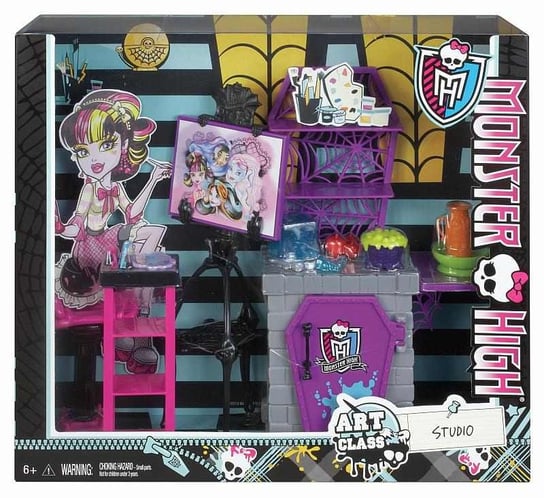 Monster High, szkolne pracownie, studio, zestaw, BDD83 Mattel