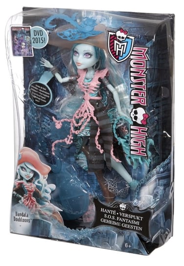 Monster High, Uczniowie Duchy, lalka Vandala Doubloons, CDC34/CDC31 Mattel