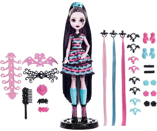 Monster High, wampistyczne fryzury Draculaury Mattel