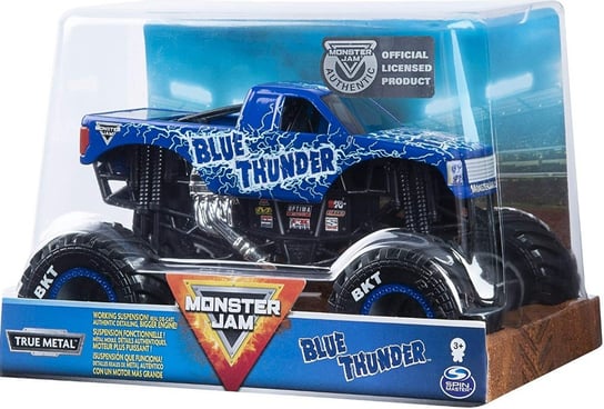 Monster Jam 1:24 Auto kolekcjonera DieCast Blue Thunder Monster Jam