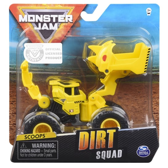 Monster Jam, pojazd Dirt Squad Scoops Monster Jam