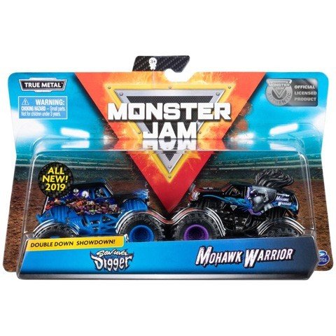 Monster Jam, pojazd Sonuva Diger vs Mohawk Warior, zestaw Monster Jam