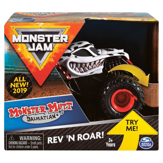 Monster Jam, samochód Warczące opony - Monster Mutt Dalmati Monster Jam