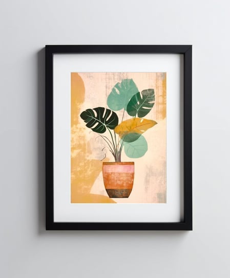 Monstera Boho - 30x40 cm - Bez ramy Harmony Posters