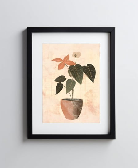 Monstera Boho - 40x50 cm - Bez ramy Harmony Posters