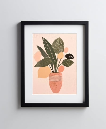 Monstera Boho - 40x50 cm - Bez ramy Harmony Posters