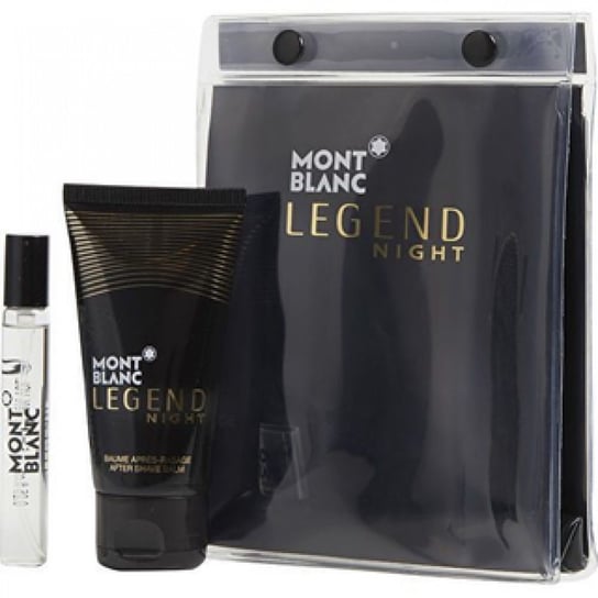 Mont Blanc, Legend Night, zestaw kosmetyków, 2 szt. + kosmetyczka Mont Blanc