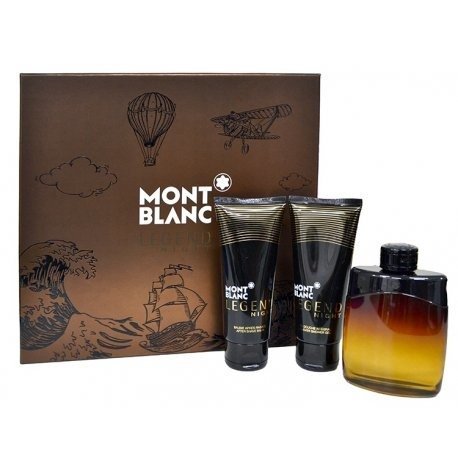 Mont Blanc, Legend Night, zestaw kosmetyków, 3 szt. Mont Blanc