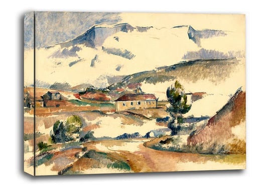 Montagne Sainte-Victoire, from near Gardanne, Paul Cézanne - obraz na płótnie 90x60 cm Galeria Plakatu