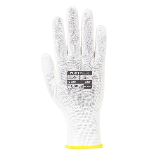 Montażowa rękawica nylonowa (960szt) Biały M Portwest