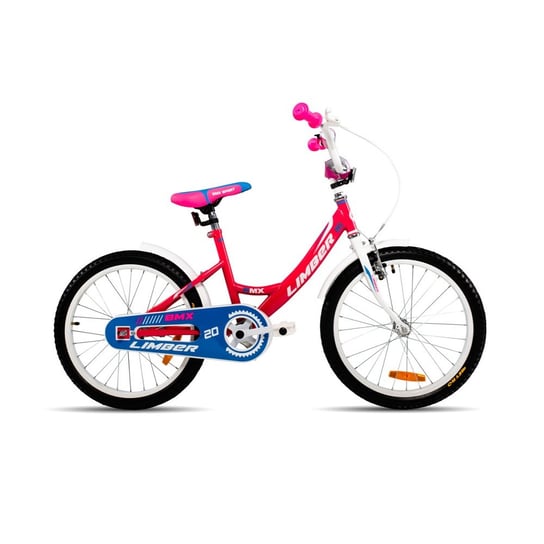 Monteria, Rower dla dzieci, Limber Girl R11 20", czerwony 2020, dziewczęcy MONTERIA