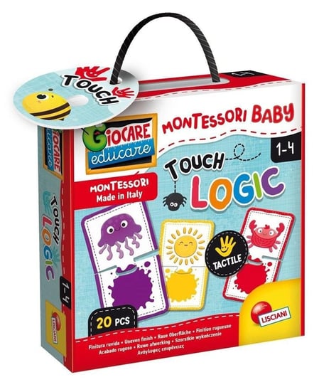 Montessori Baby - Touch logic, gra planszowa, logiczna, Lisciani Lisciani