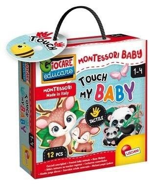 Montessori Baby - Touch my baby, gra planszowa, logiczna, Lisciani Lisciani