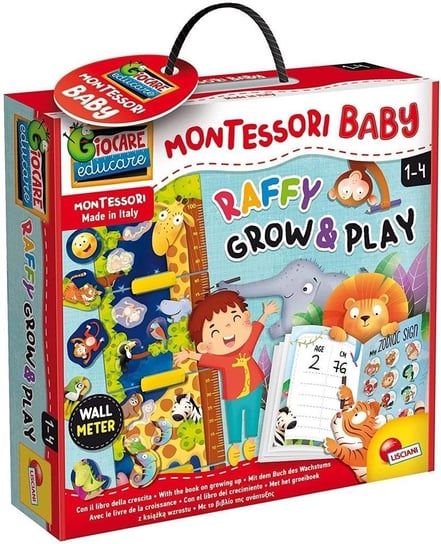 Montessori Baby - Wzrost, gra planszowa, logiczna, Lisciani Lisciani