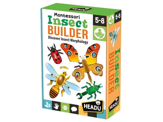 Montessori - Budowniczy owadów gra edukacyjna HEADU Headu