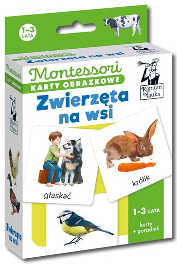 Montessori karty obrazkowe. Zwierzęta na wsi Katarzyna Dołhun