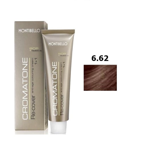 Montibello, Cromatone RECOVER, Farba do włosów nr. 6.62, 60 ml Montibello