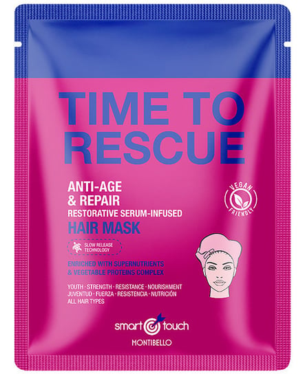 MONTIBELLO, Smart Touch Time To Rescue Hair Mask maska w płachcie nasączona serum 30ml Montibello