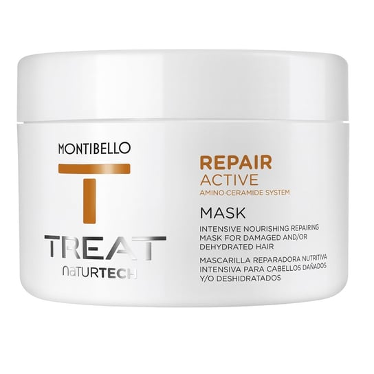 Montibello Treat Naturtech Repair Active | Maska regenerująca do suchych i zniszczonych włosów 200ml Montibello