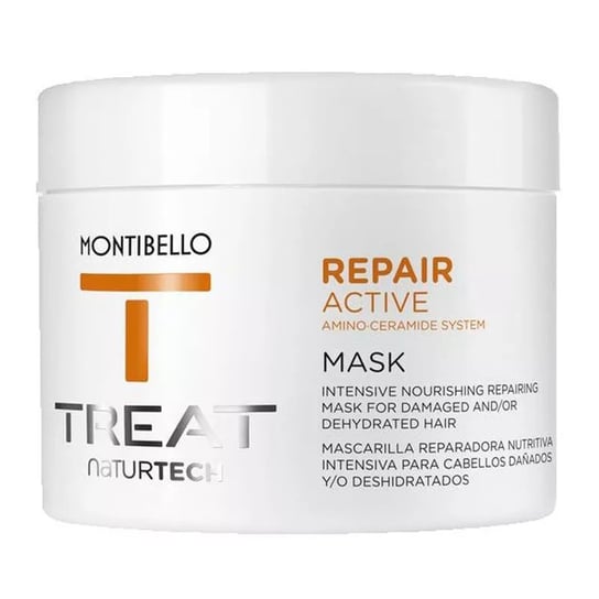 Montibello Treat Naturtech Repair Active | Maska regenerująca do suchych i zniszczonych włosów 500ml Montibello