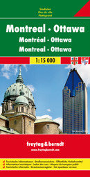Montreal Ottawa. Mapa 1:15 000 Freytag & Berndt
