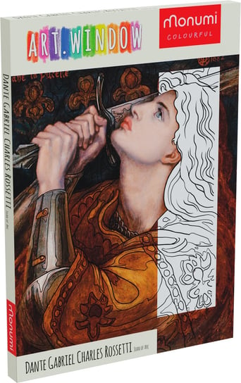 Monumi KOLORORAMKA art - Joan of Arc - Antystresowa Kolorowanka Dla Każdego Monumi