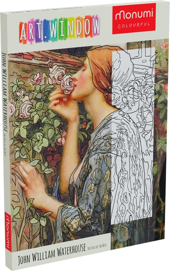 Monumi KOLORORAMKA art - The Soul of the Rose - Antystresowa Kolorowanka Dla Każdego Monumi