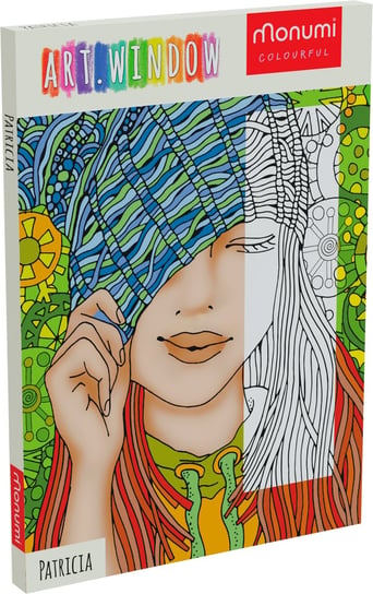 Monumi KOLORORAMKA teens - Patricia - Piękna Antystresowa Kolorowanka Dla Każdego 27x39x1,5cm Monumi